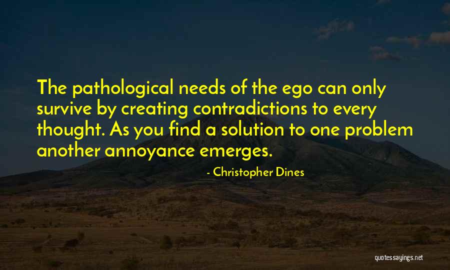 Solution To Every Problem Quotes By Christopher Dines Solution To Every Problem Quotes By Christopher Dines