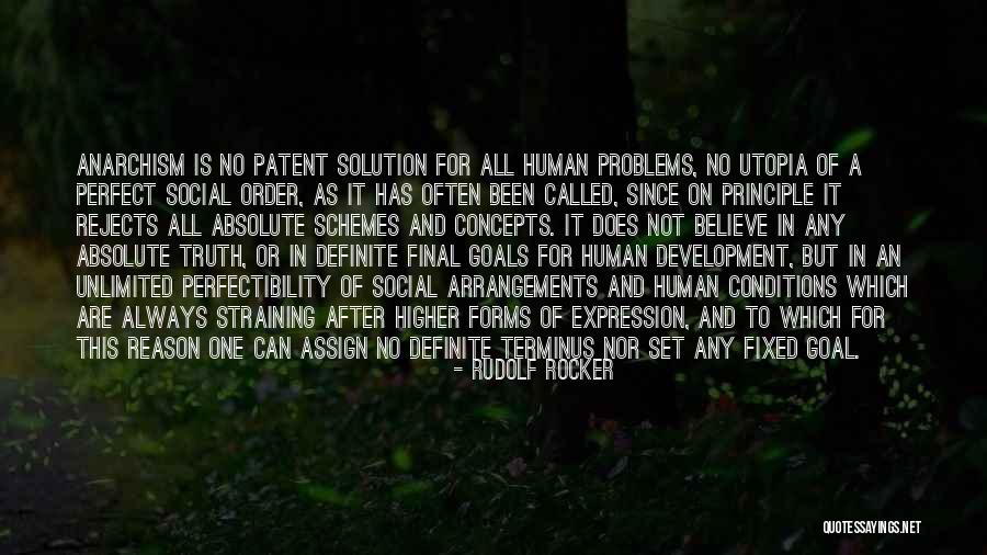 Solution To Problems Quotes By Rudolf Rocker Solution To Problems Quotes By Rudolf Rocker
