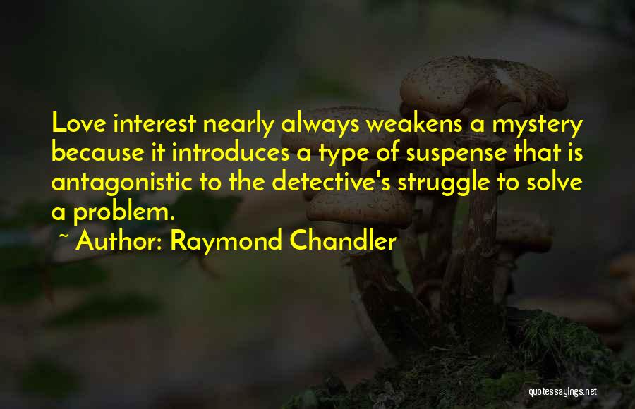 Solve Mystery Quotes By Raymond Chandler