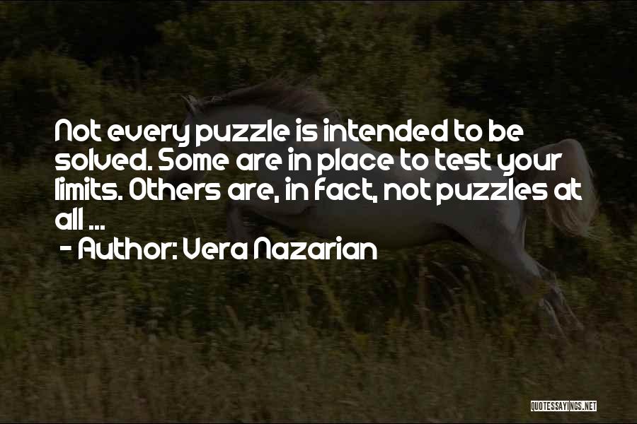 Solve Puzzle Quotes By Vera Nazarian