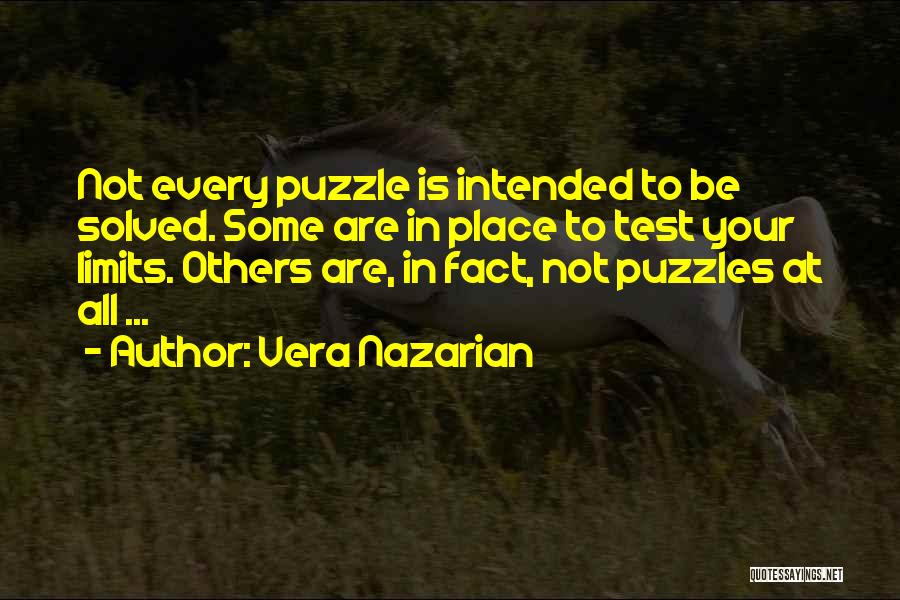 Solving A Mystery Quotes By Vera Nazarian