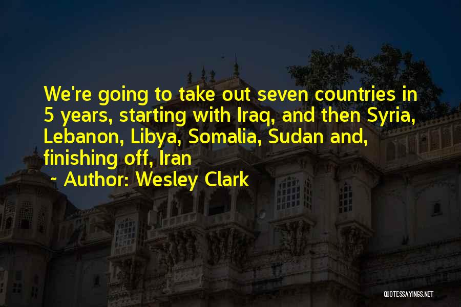 Somalia Quotes By Wesley Clark
