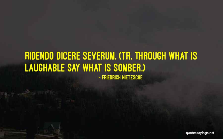 Somber Quotes By Friedrich Nietzsche
