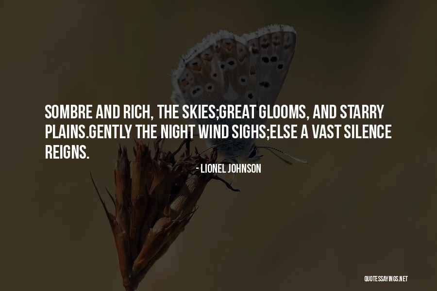 Sombre Quotes By Lionel Johnson Sombre Quotes By Lionel Johnson