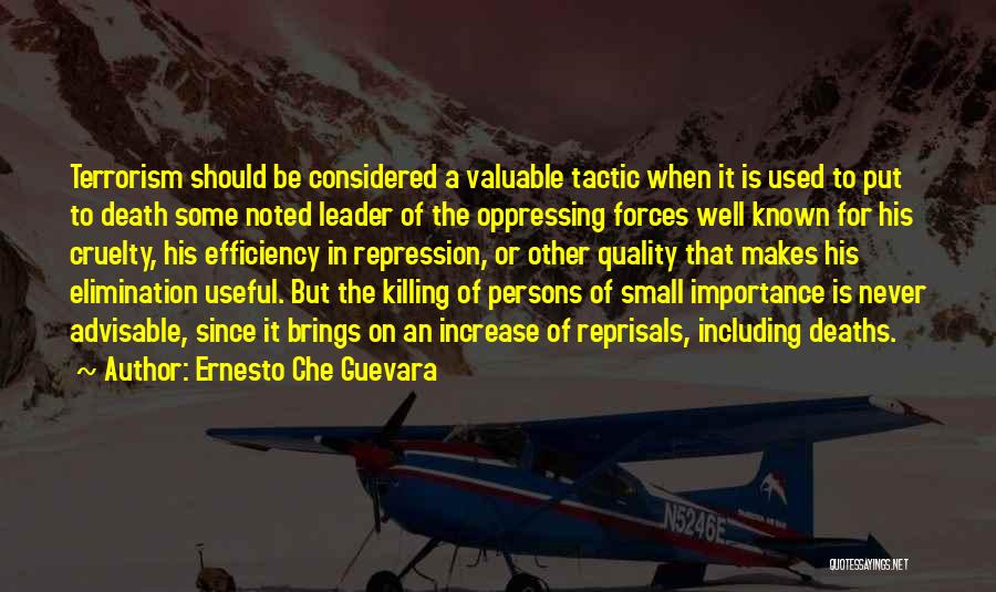 Some Advisable Quotes By Ernesto Che Guevara