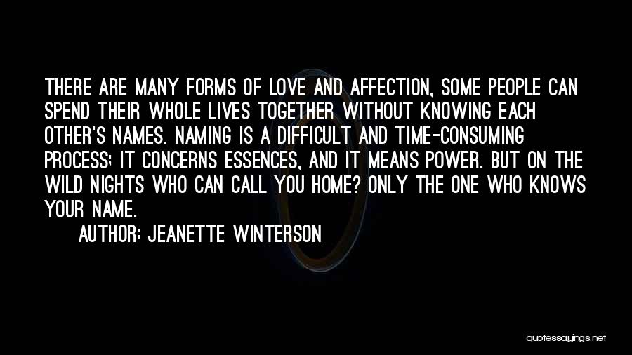 Some Affection Quotes By Jeanette Winterson