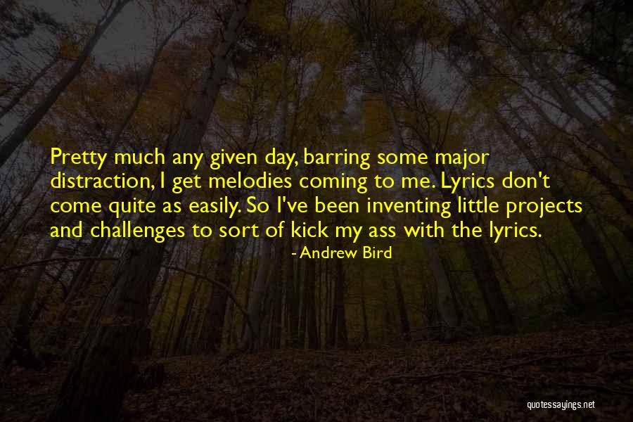 Some Distraction Quotes By Andrew Bird Some Distraction Quotes By Andrew Bird