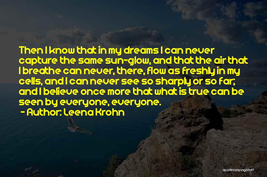 Some Dreams Will Never Come True Quotes By Leena Krohn