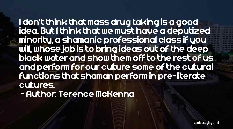 Some Good Deep Quotes By Terence McKenna