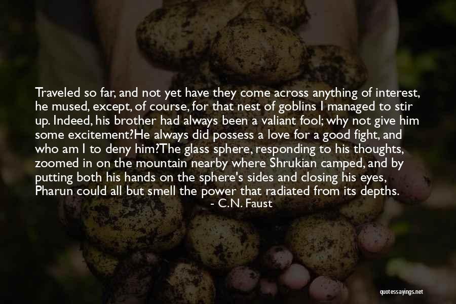 Some Good Thoughts Quotes By C.N. Faust Some Good Thoughts Quotes By C.N. Faust