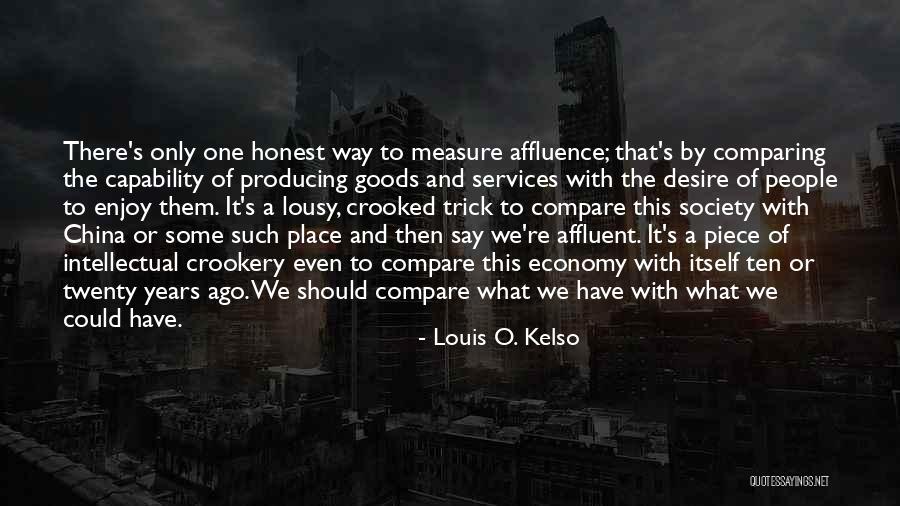 Some Goods Quotes By Louis O. Kelso Some Goods Quotes By Louis O. Kelso