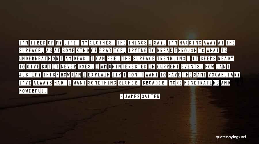 Some Hacking Quotes By James Salter Some Hacking Quotes By James Salter
