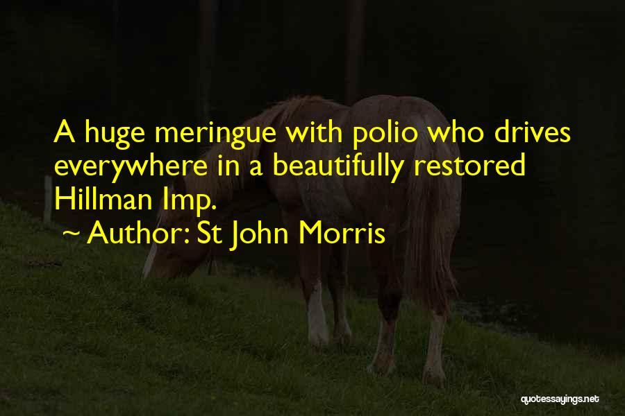 Some Imp Quotes By St John Morris
