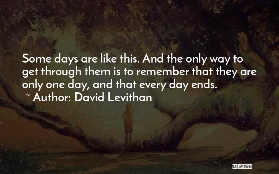 Some Inspirational Quotes By David Levithan