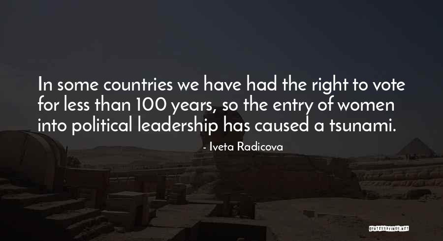 Some Leadership Quotes By Iveta Radicova