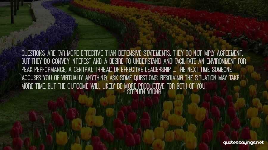Some Leadership Quotes By Stephen Young