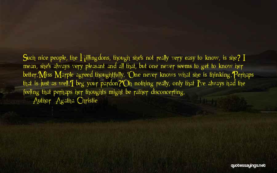 Some Nice Thoughts Quotes By Agatha Christie