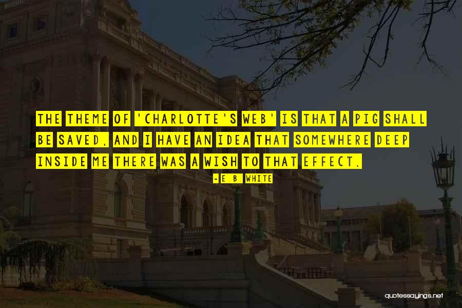 Some Pig Charlotte's Web Quotes By E.B. White Some Pig Charlotte's Web Quotes By E.B. White