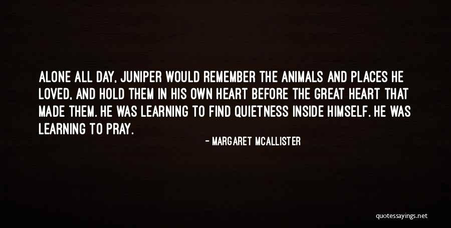 Some Quietness Quotes By Margaret McAllister Some Quietness Quotes By Margaret McAllister