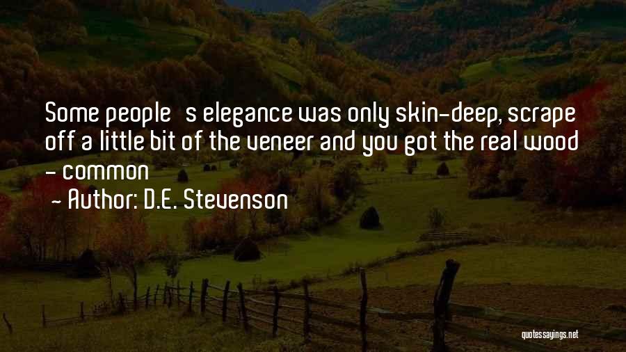 Some Real Deep Quotes By D.E. Stevenson
