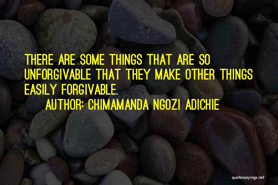 Some Things Are Unforgivable Quotes By Chimamanda Ngozi Adichie