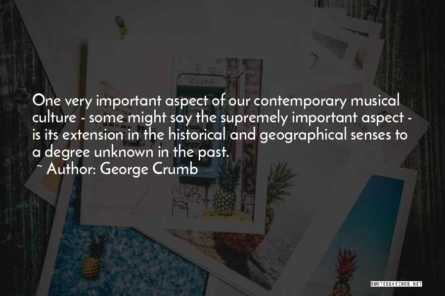 Some Very Important Quotes By George Crumb