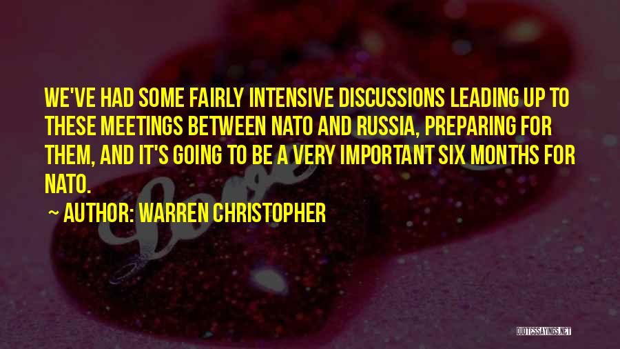 Some Very Important Quotes By Warren Christopher