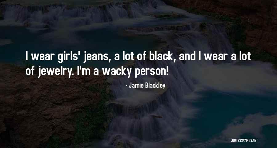 Some Wacky Quotes By Jamie Blackley