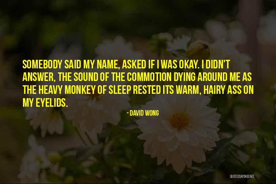 Somebody Dying Quotes By David Wong