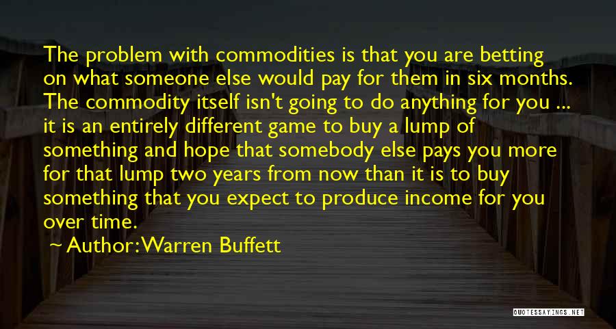 Somebody Else Problem Quotes By Warren Buffett