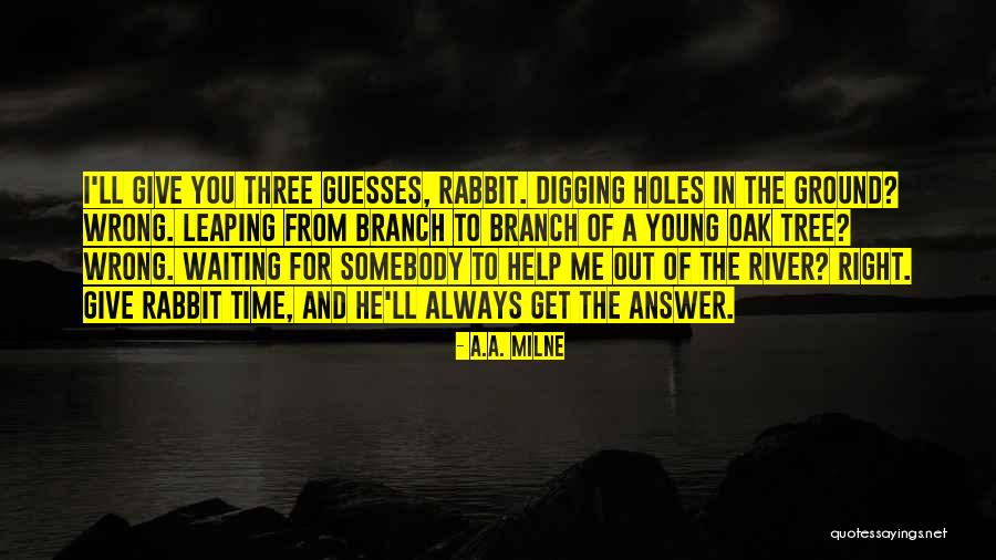 Somebody Help Me Quotes By A.A. Milne Somebody Help Me Quotes By A.A. Milne