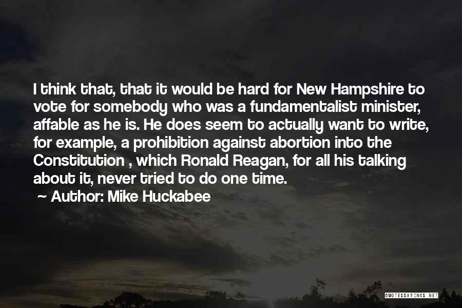 Somebody New Quotes By Mike Huckabee