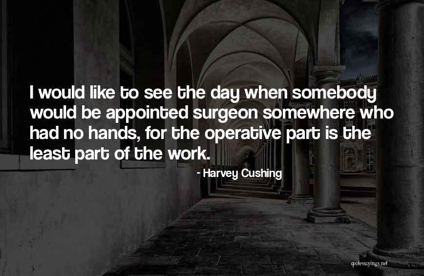 Somebody Somewhere Quotes By Harvey Cushing Somebody Somewhere Quotes By Harvey Cushing
