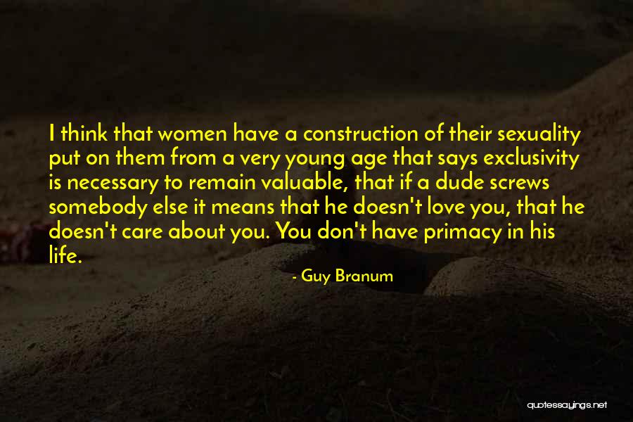 Somebody To Care Quotes By Guy Branum