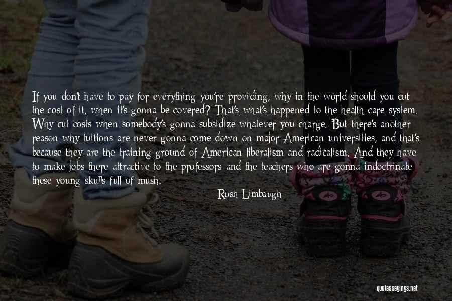 Somebody To Care Quotes By Rush Limbaugh