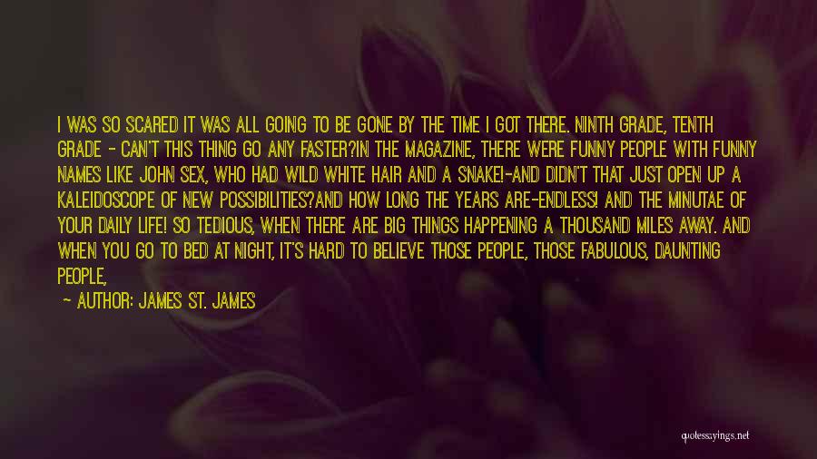 Someday When I'm Gone Quotes By James St. James