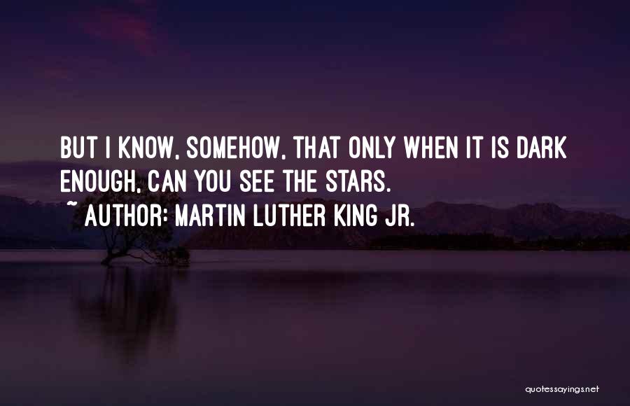 Somehow Quotes By Martin Luther King Jr.