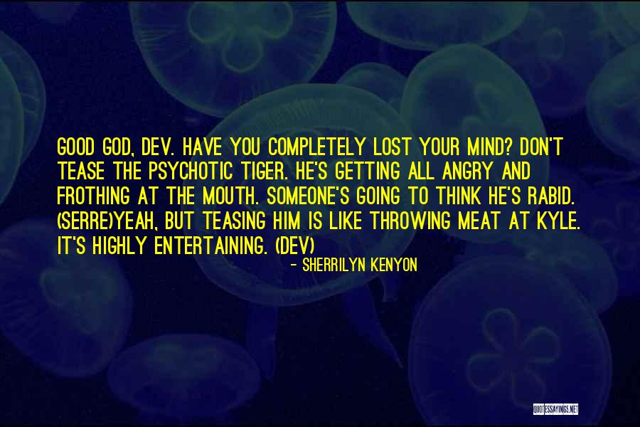 Someone Angry At You Quotes By Sherrilyn Kenyon