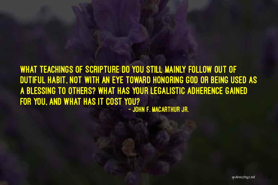 Someone Being A Blessing Quotes By John F. MacArthur Jr. Someone Being A Blessing Quotes By John F. MacArthur Jr.