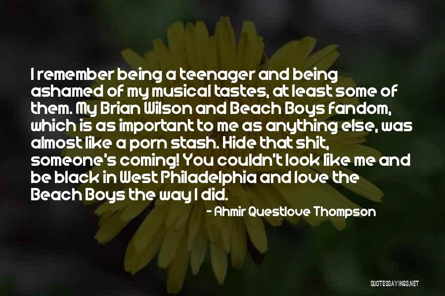 Someone Being Important To You Quotes By Ahmir Questlove Thompson Someone Being Important To You Quotes By Ahmir Questlove Thompson
