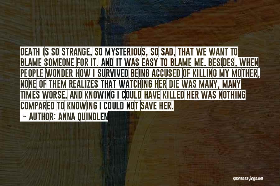 Someone Being Killed Quotes By Anna Quindlen