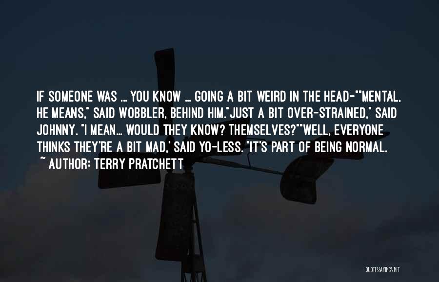 Someone Being Mean Quotes By Terry Pratchett