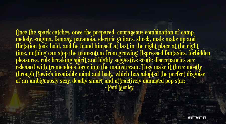 Someone Breaking Your Spirit Quotes By Paul Morley