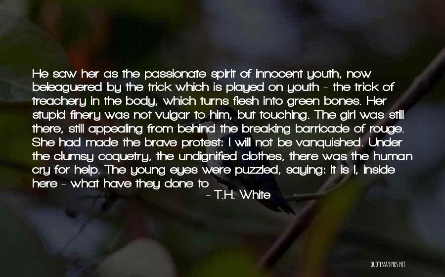 Someone Breaking Your Spirit Quotes By T.H. White