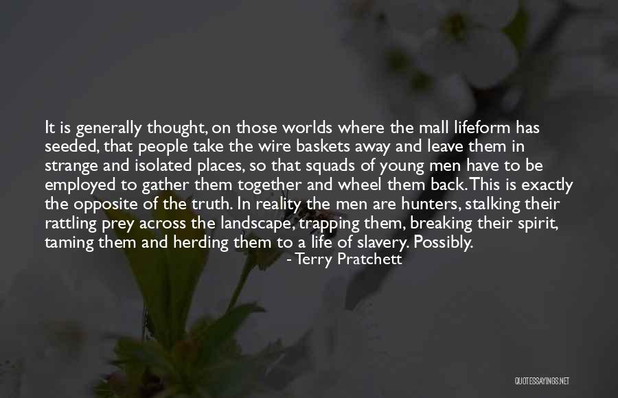 Someone Breaking Your Spirit Quotes By Terry Pratchett