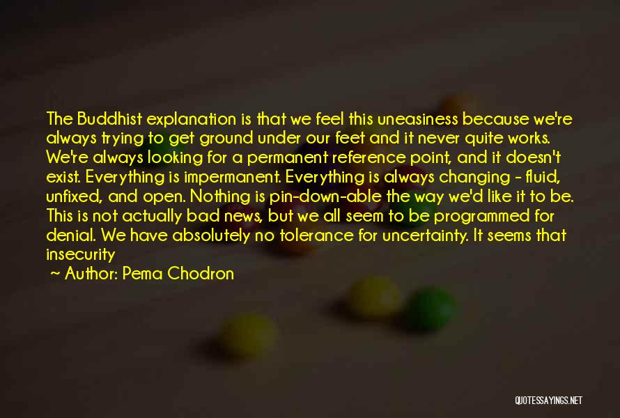 Someone Changing In A Bad Way Quotes By Pema Chodron