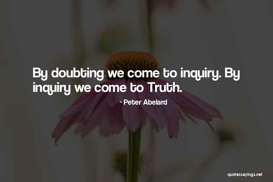 Someone Doubting You Quotes By Peter Abelard Someone Doubting You Quotes By Peter Abelard