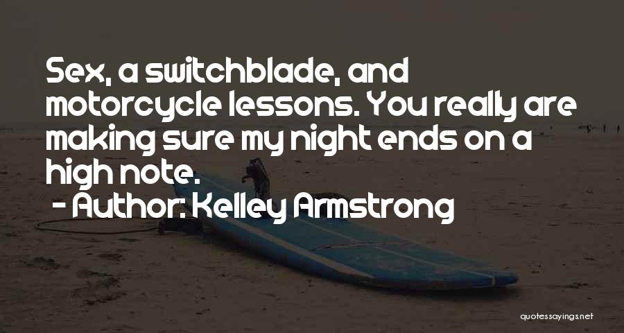 Someone Flirting With You Quotes By Kelley Armstrong