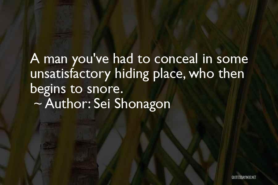 Someone Hiding Something From You Quotes By Sei Shonagon