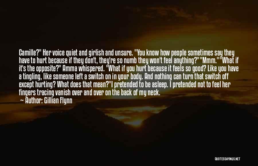 Someone Hurting You Quotes By Gillian Flynn